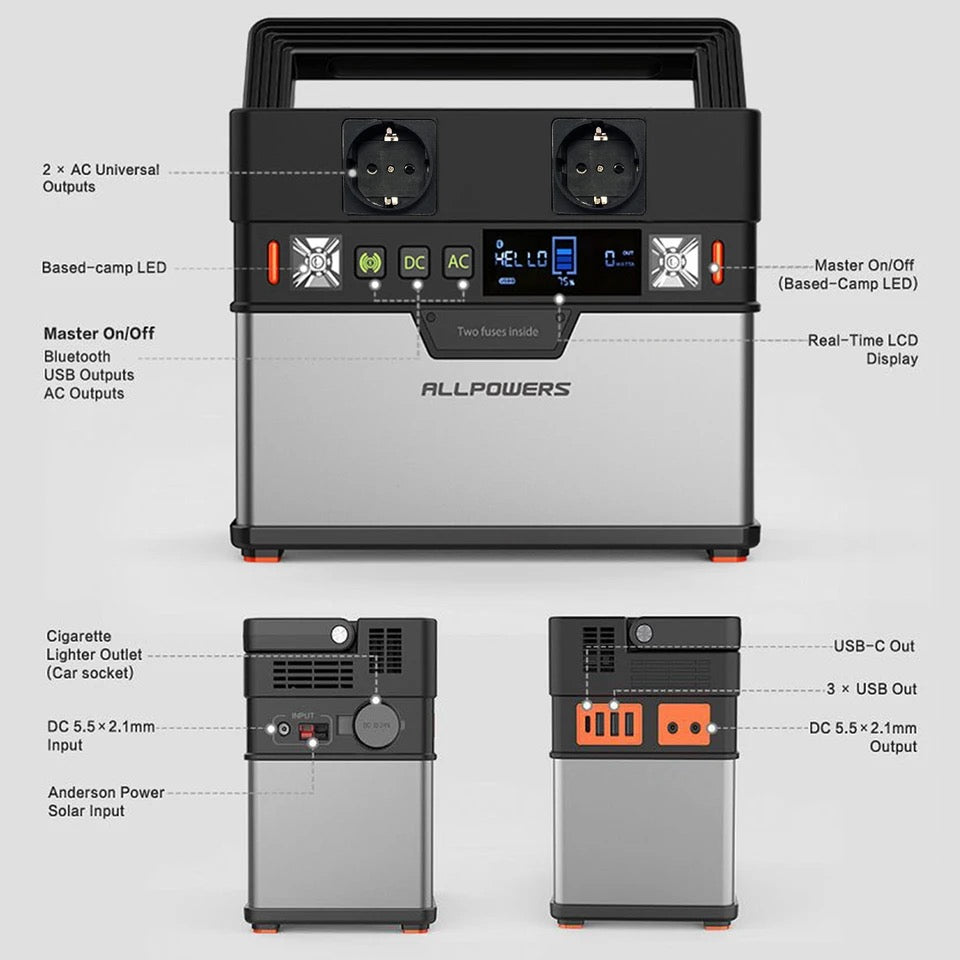 288Wh Portable Power Station